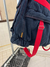 Load image into Gallery viewer, aw1993 Armani Denim Life Preserver Jacket with Removable Sleeves and Packable Hood - Size M