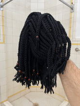 Load image into Gallery viewer, 2000s Issey Miyake Beaded and Braided Wool Knit Hat - Size OS