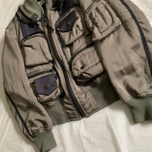 Load image into Gallery viewer, aw1996 Issey Miyake Grey Cargo Bomber Jacket - Size M