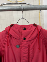 Load image into Gallery viewer, 1990s Armani Iridescent Pink Hooded Bomber - Size L