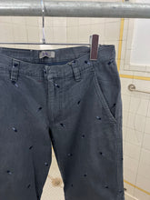 Load image into Gallery viewer, 2000s Lad Musician Gunmetal Modular Zip Offs with Pill Embroidery - Size M