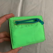 Load image into Gallery viewer, aw2000 Issey Miyake Electric Green Nylon Wallet - Size OS