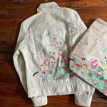 Load image into Gallery viewer, 2000s Issey Miyake x Lee Jean x Naoki Takizawa Illustrated Denim Jacket - Size S