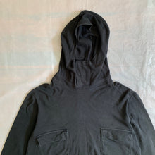 Load image into Gallery viewer, 1980s Yohji Yamamoto Crop Pullover Hoodie - Size M
