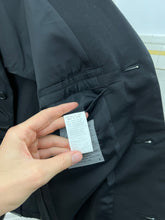 Load image into Gallery viewer, ss2009 Yohji Yamamoto Thick Silk Embroidered Scissor Jacket - Size XL