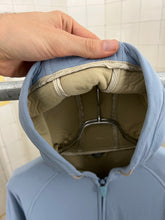 Load image into Gallery viewer, Late 1990s Mandarina Duck Contemporary Baby Blue Zip-up Hoodie - Size S