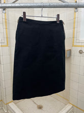 Load image into Gallery viewer, 2000s Mandarina Duck Black Workskirt with Hidden Front Pockets - Size XS