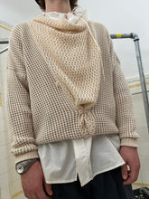 Load image into Gallery viewer, 1980s Marithe Francois Girbaud Deformed Multi Gauge Knit Sweater with Cowlneck - Size M