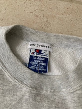 Load image into Gallery viewer, ss2021 Per Gotesson Slashed Vintage "Maine Athletic Dept." Crewneck with Vintage Jewelry - Size L/XL