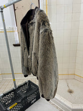 Load image into Gallery viewer, 1990s Armani Oversized Faux Fur Bomber - Size L