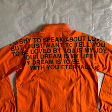 Load image into Gallery viewer, ss2002 Junya Watanabe Orange Poem Windbreaker Jacket - Size M