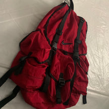 Load image into Gallery viewer, 1990s Vintage Nike Red Nylon Parachute Backpack - Size OS