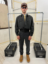Load image into Gallery viewer, 1980s Armani Cropped Waxed Linen Military Blouson - Size S