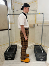 Load image into Gallery viewer, 1980s Armani Earth Toned Plaid Trousers - Size M