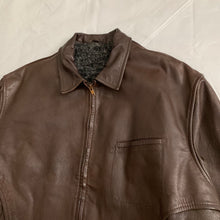 Load image into Gallery viewer, 1980s CDGH Brown Paneled Leather Work Jacket - Size OS