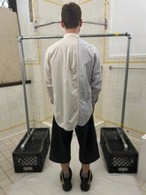 Load image into Gallery viewer, 2000s Comme des Garcons Homme Reconstructed Two Part Poplin Shirt - Size M