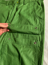 Load image into Gallery viewer, ss2007 Issey Miyake Slime Green Coated Nylon Tactical Pants - Size L