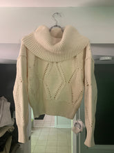 Load image into Gallery viewer, 1980s Issey Miyake Wide Oversized Turtleneck Mix Gauged Knitted Sweater - Size M