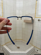Load image into Gallery viewer, 1990s Issey Miyake x Alain Mikli Multi-Fold Blue Sunglasses - Size OS