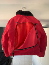 Load image into Gallery viewer, 2000s Vintage Jipijapa Red Nylon Backzip Jacket with Removable Fur Collar - Size M
