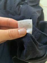 Load image into Gallery viewer, aw1994 Issey Miyake Soft Faded Navy Shirt - Size M