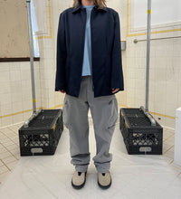 Load image into Gallery viewer, Last 1990s Mandarina Duck Blue Egg Cell Tailored Blouson - Size S