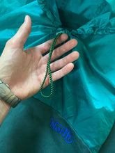 Load image into Gallery viewer, 2000s Final Home Teal Crewneck Sweater with Ripstop Monk Hood - Size M