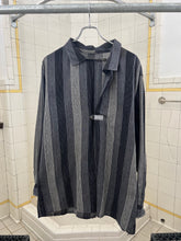 Load image into Gallery viewer, 1980s Marithe Francois Girbaud Stripped Asymmetrical Pajama Shirt - Size L