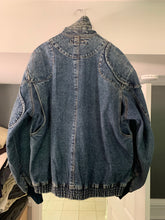Load image into Gallery viewer, 1980s Katharine Hamnett Washed Denim Cargo Bomber - Size OS
