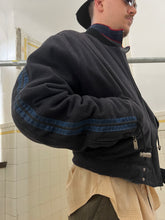 Load image into Gallery viewer, aw1993 Armani Padded Bomber with Arm Cinch and Back Graphic Detailing - Size XL