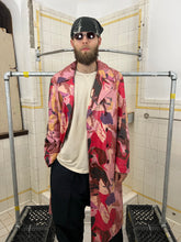 Load image into Gallery viewer, aw1997 Yohji Yamamoto Polyurethane Coated Abstract Print Trench Coat - Size OS