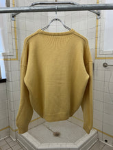 Load image into Gallery viewer, 1980s Armani Faded Yellow Panda Graphic Sweater - Size M