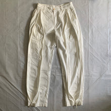 Load image into Gallery viewer, 2000s Issey Miyake White Dual Front Zip Technical Pants - Size S