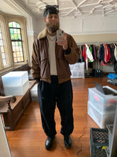 Load image into Gallery viewer, 1980s Massimo Osti x CP Company Shearling Collar Military Jacket with Removable Sleeves - Size XL