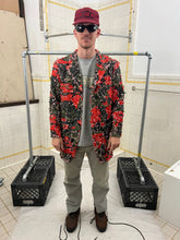 Load image into Gallery viewer, ss2019 Comme des Garcons Homme Plus Red Tulle Embroidered Camouflage Blazer - Size M