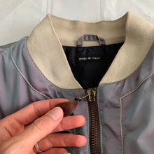 Load image into Gallery viewer, 1990s Armani Iridescent Oversized Bomber Jacket - Size OS