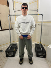 Load image into Gallery viewer, 1990s Katharine Hamnett Logo Sweatshirt with Articulated Ribbed Cuffs and Collar - Size M