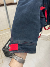 Load image into Gallery viewer, aw1993 Armani Denim Life Preserver Jacket with Removable Sleeves and Packable Hood - Size M