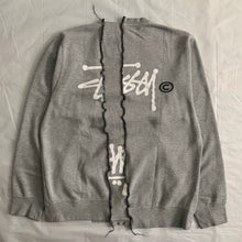 Load image into Gallery viewer, 2015 Kiko Kostadinov x Stussy Reconstructed Grey Crewneck - Size L