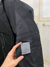 Load image into Gallery viewer, ss2009 Yohji Yamamoto Thick Silk Embroidered Scissor Jacket - Size XL
