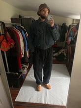 Load image into Gallery viewer, aw1986 Katharine Hamnett Denim Cargo Bomber Jacket - Size L