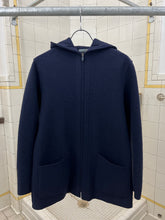 Load image into Gallery viewer, Late 1990s Mandarina Duck Raw Cut Boiled Wool Hooded Parka - Size S