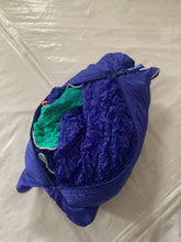 Load image into Gallery viewer, aw1999 Issey Miyake Blue Crinkled Bungee Pullover Packable Hoodie - Size M