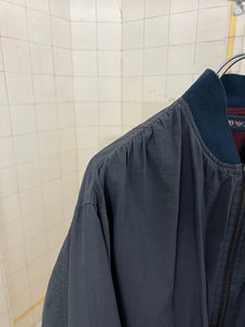 1980s Armani Cropped Nylon Bomber - Size M