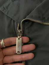 Load image into Gallery viewer, 1990s Armani Faded Grey Cotton Biker Jacket - Size M
