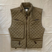 Load image into Gallery viewer, aw1992 Issey Miyake Khaki Quilted Nylon Hidden Cargo Pocket Vest - Size XL