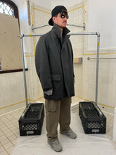 Load image into Gallery viewer, Late 1990s Mandarina Duck Rubberized Cuff and Hem Peacoat - Size L