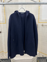 Load image into Gallery viewer, Late 1990s Mandarina Duck Raw Cut Boiled Wool Hooded Parka - Size XL