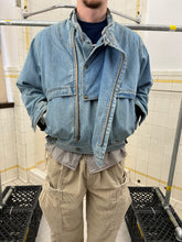 Load image into Gallery viewer, 1980s Marithe Francois Girbaud Light Wash Denim Double Closure Jacket - Size M