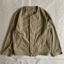 Load image into Gallery viewer, 1980s Issey Miyake Cotton Khaki Baseball Jacket - Size M